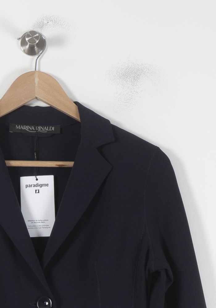 Blazer Bleu - Taille M/38 de la marque Marina Rinaldi | PARAD68879 - Vendu par Paradigme - Image 3