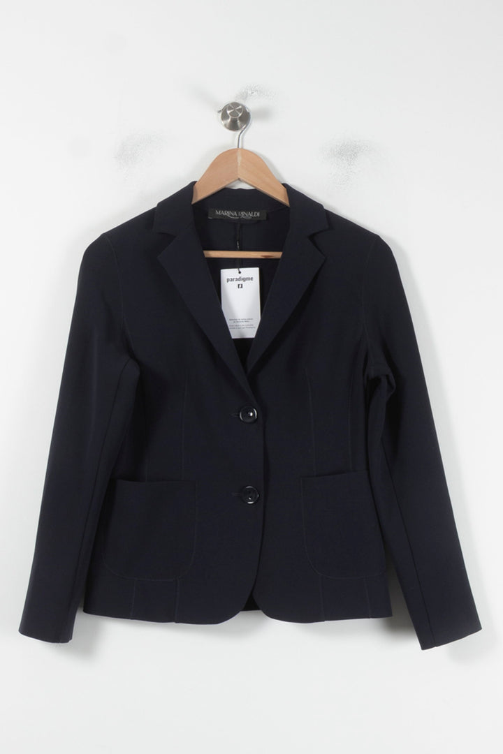 Blazer Bleu - Taille M/38 de la marque Marina Rinaldi | PARAD68879 - Vendu par Paradigme - Image 2