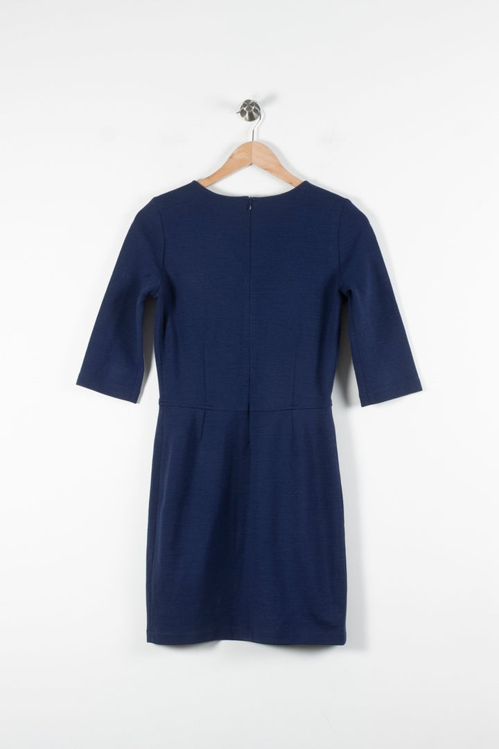Robe Droite Bleue - Taille S/36 de la marque Sessùn | PARAD68893 - Vendu par Paradigme - Image 4