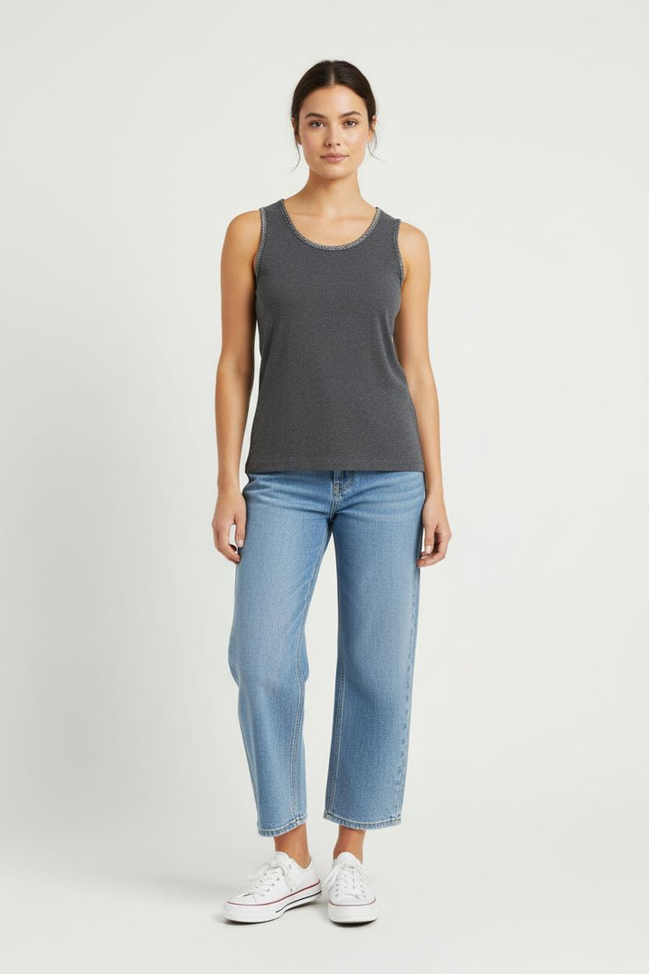Débardeur Gris - Taille S/36 de la marque Gerard Darel | PARAD68895 - Vendu par Paradigme - Image 1