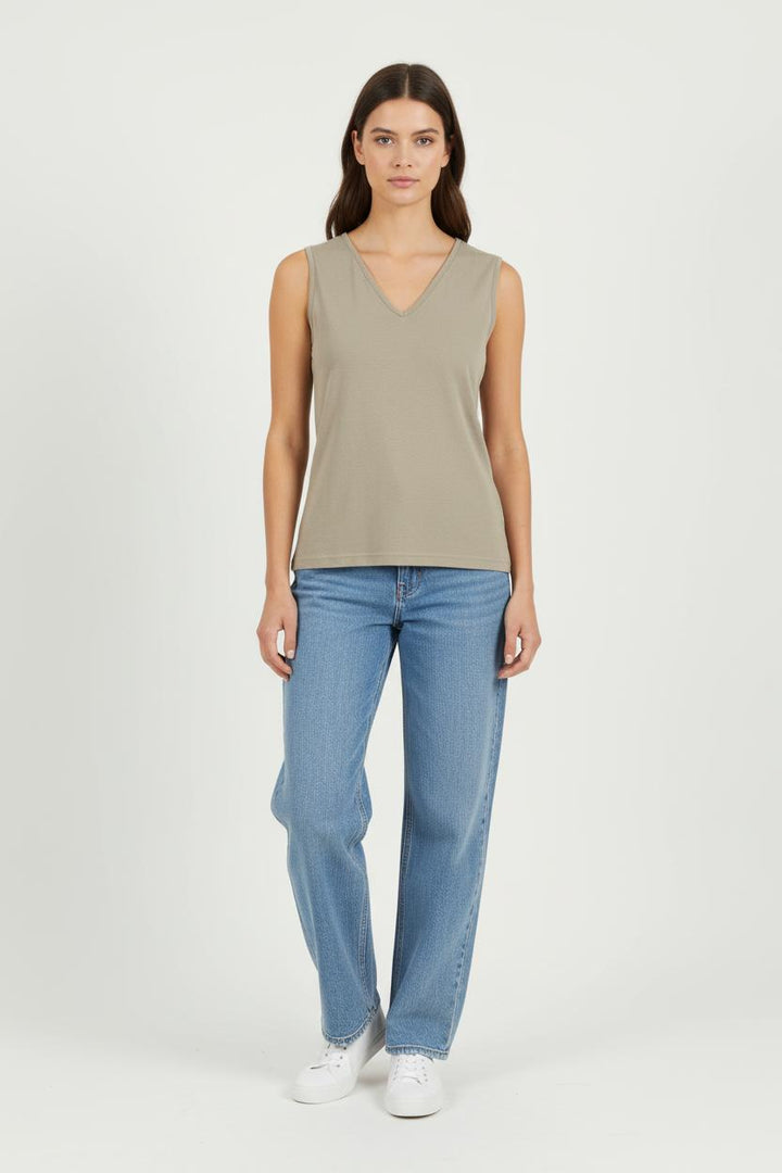 Débardeur Kaki - Taille M/38 de la marque Gerard Darel | PARAD68897 - Vendu par Paradigme - Image 1