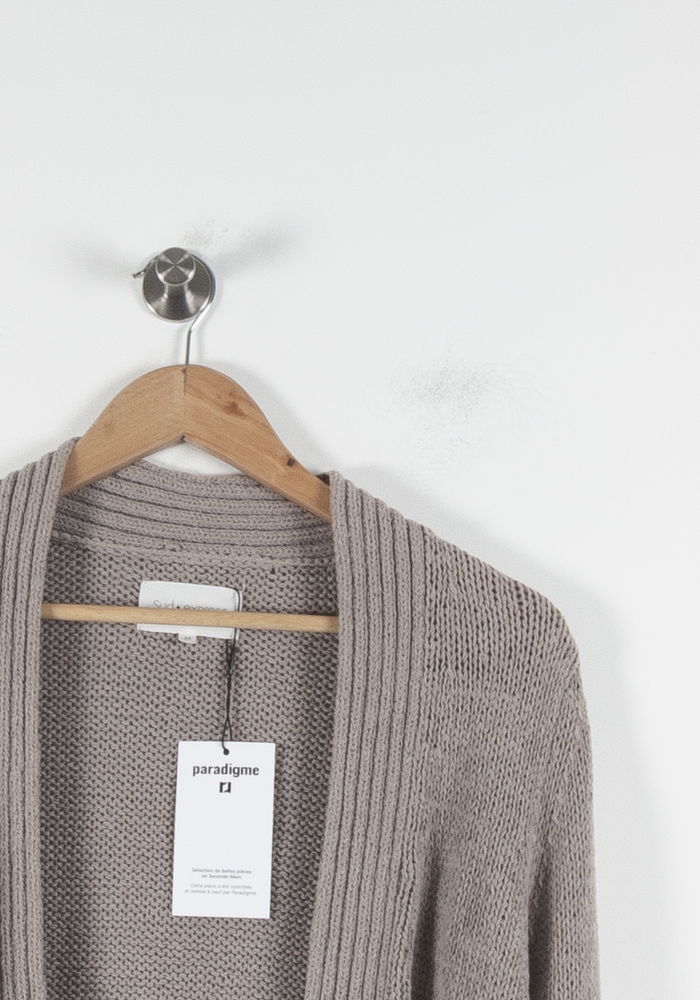 Cardigan Gris - Taille M/38 de la marque Sud express | PARAD68900 - Vendu par Paradigme - Image 3