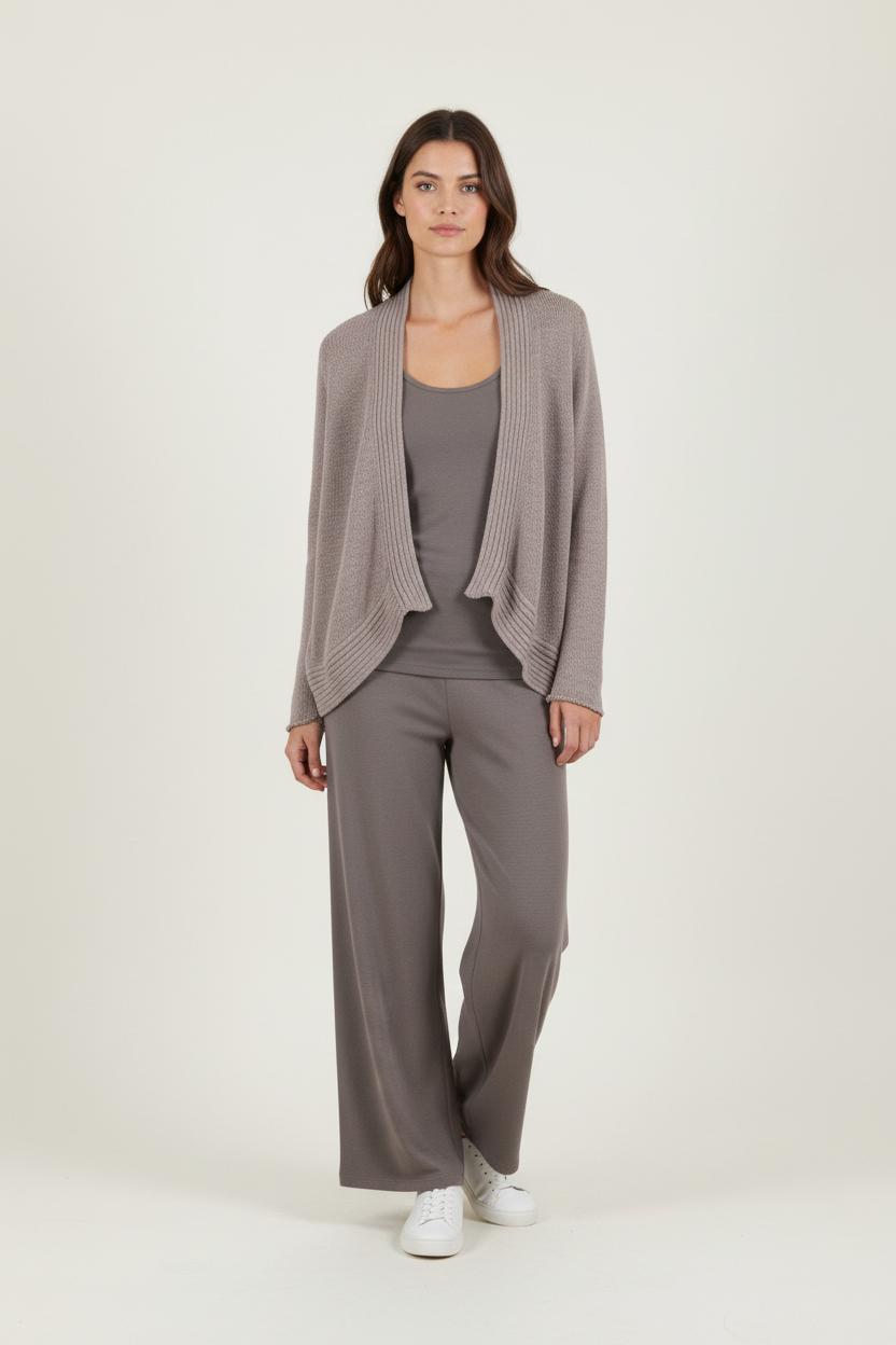 Cardigan Gris - Taille M/38 de la marque Sud express | PARAD68900 - Vendu par Paradigme - Image 1