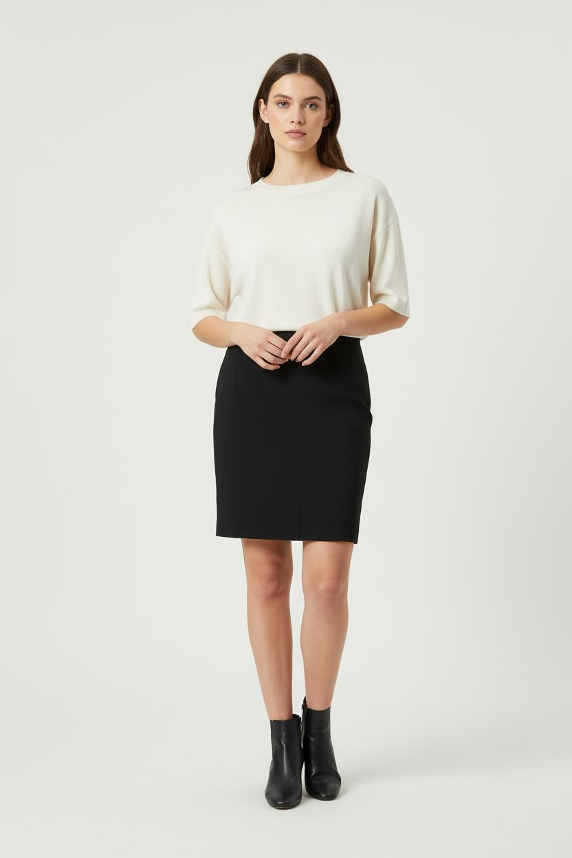 Jupe Droite Noire - Taille L/40 de la marque Pablo | PARAD68915 - Vendu par Paradigme - Image 1