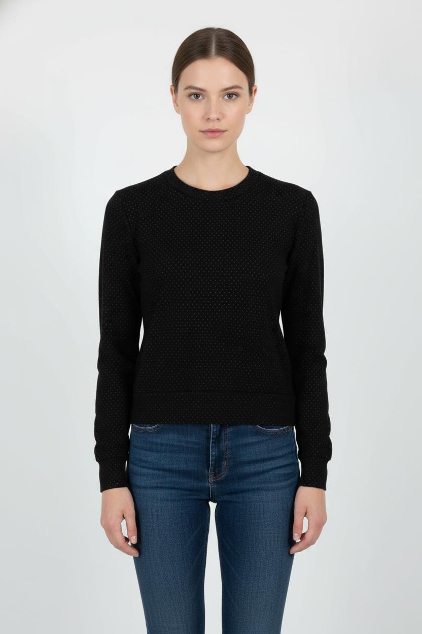 Sweat Noir - Taille S/36 de la marque Agnès b. | PARAD68924 - Vendu par Paradigme - Image 1