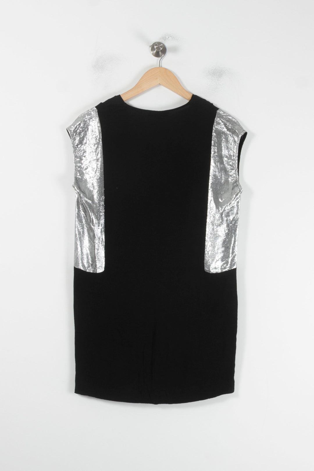 Robe Noire et Argentée - Taille M/38 de la marque Sandro | PARAD68928 - Vendu par Paradigme - Image 4