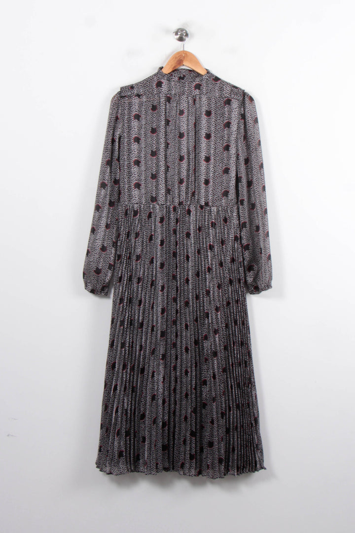 Robe Longue Noire et Blanche - Taille S/36 de la marque ba&sh | PARAD68931 - Vendu par Paradigme - Image 4