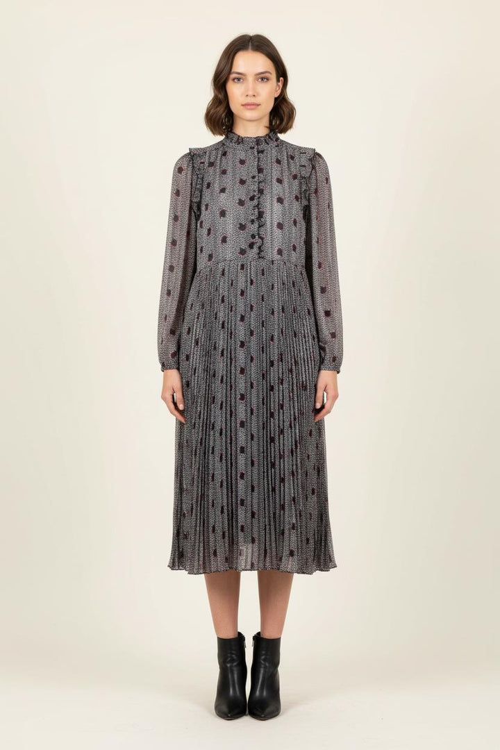 Robe Longue Noire et Blanche - Taille S/36 de la marque ba&sh | PARAD68931 - Vendu par Paradigme - Image 1