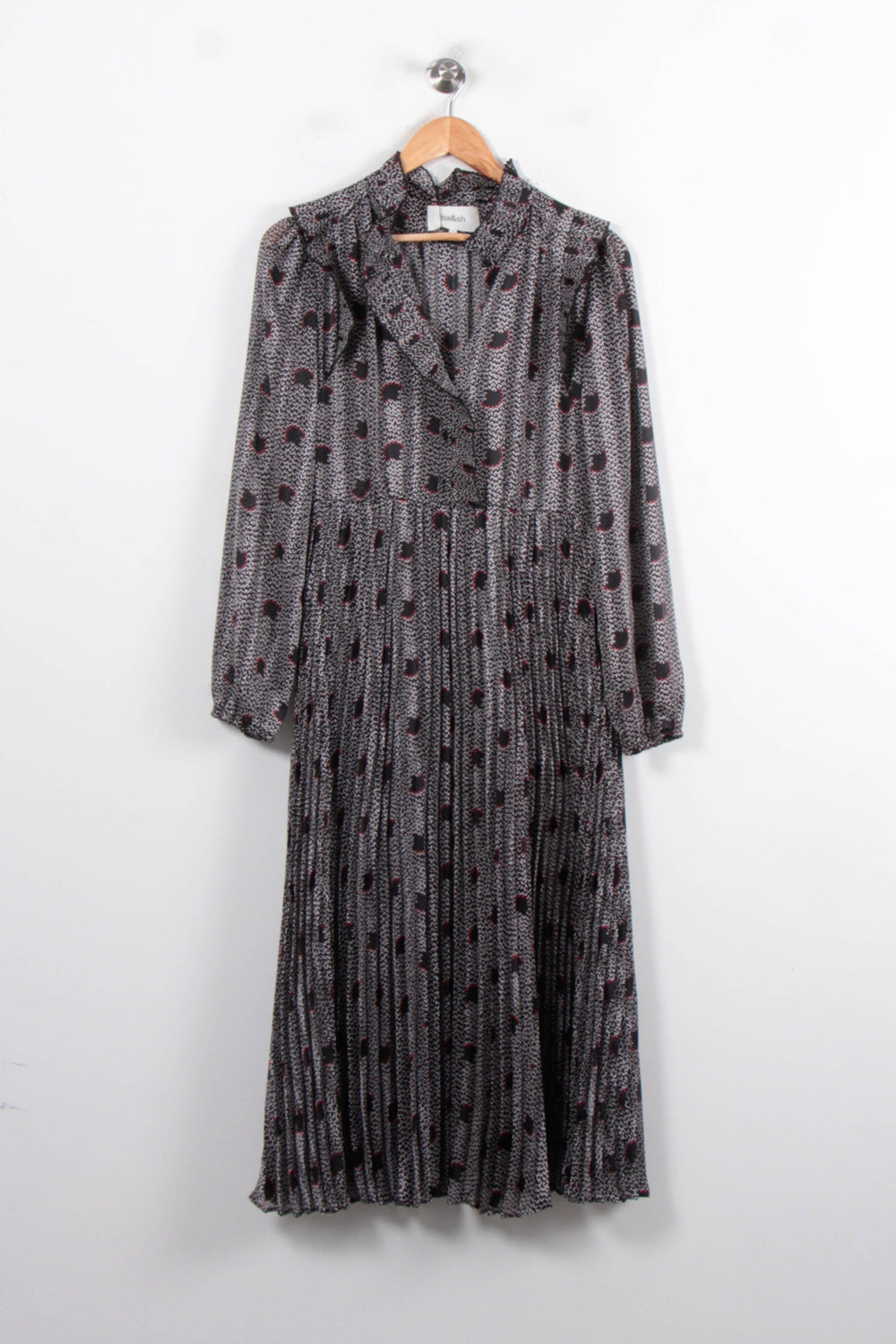 Robe Longue Noire et Blanche - Taille S/36 de la marque ba&sh | PARAD68931 - Vendu par Paradigme - Image 2