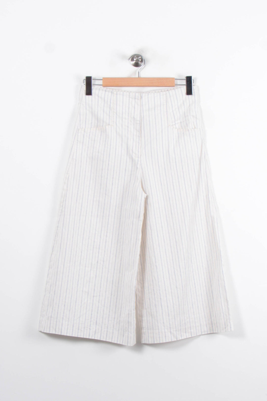 Pantalon Large Blanc à Rayures - Taille M/38 de la marque Bimba y Lola | PARAD68932 - Vendu par Paradigme - Image 2
