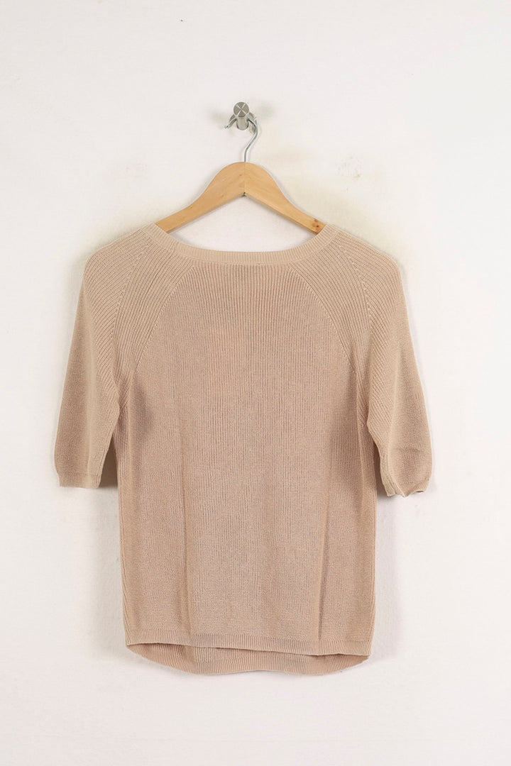 Pull Beige - Taille M/38 de la marque Maison 123 | PARAD68947 - Vendu par Paradigme - Image 4