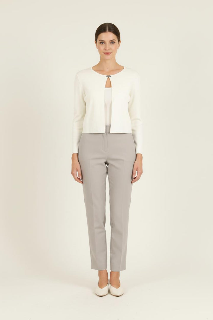 Cardigan Blanc - Taille S/36 de la marque Maison 123 | PARAD68949 - Vendu par Paradigme - Image 1