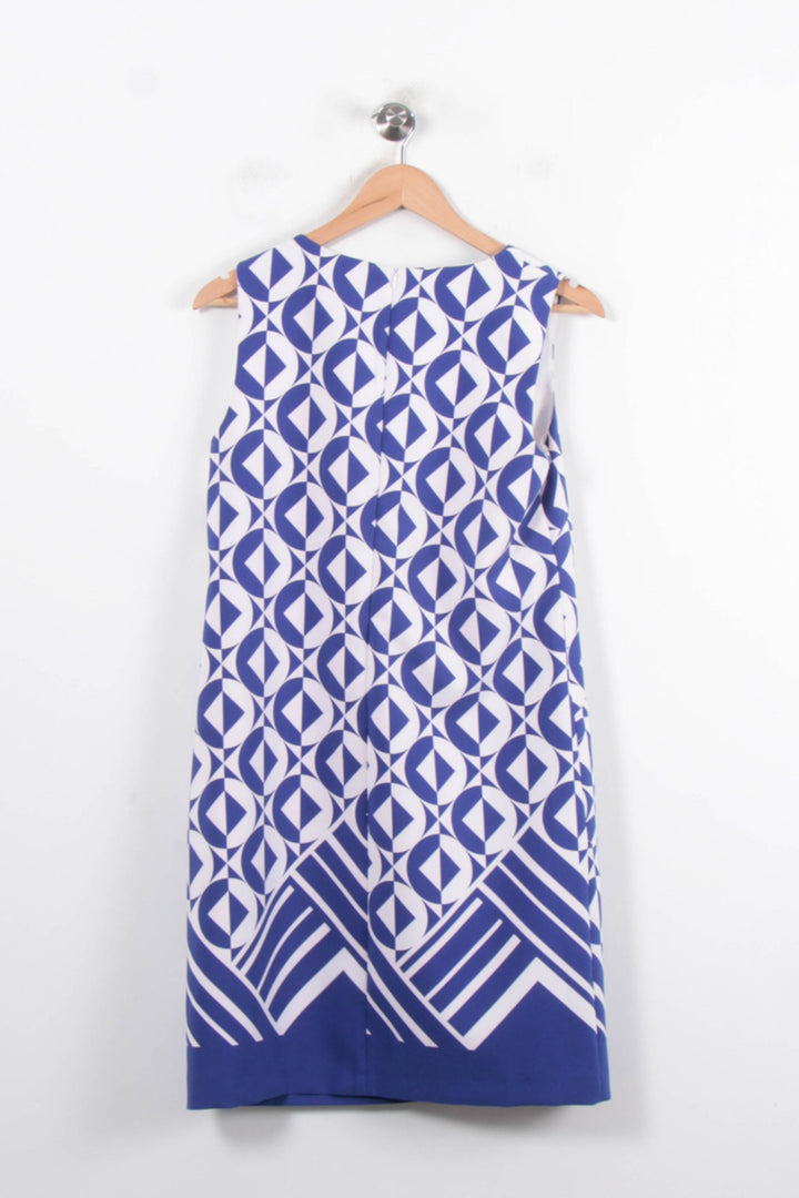 Robe Sans Manches Bleu et Blanche - Taille M/38 de la marque Maison 123 | PARAD68950 - Vendu par Paradigme - Image 4