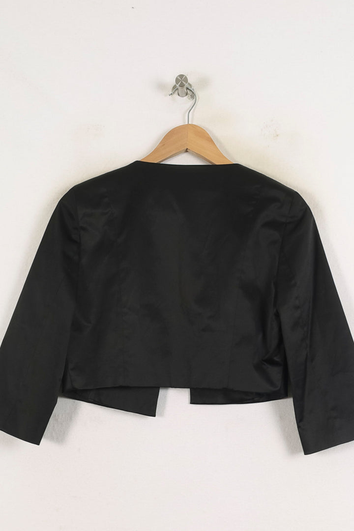 Veste Courte Noire - Taille M/38 de la marque Maison 123 | PARAD68952 - Vendu par Paradigme - Image 4