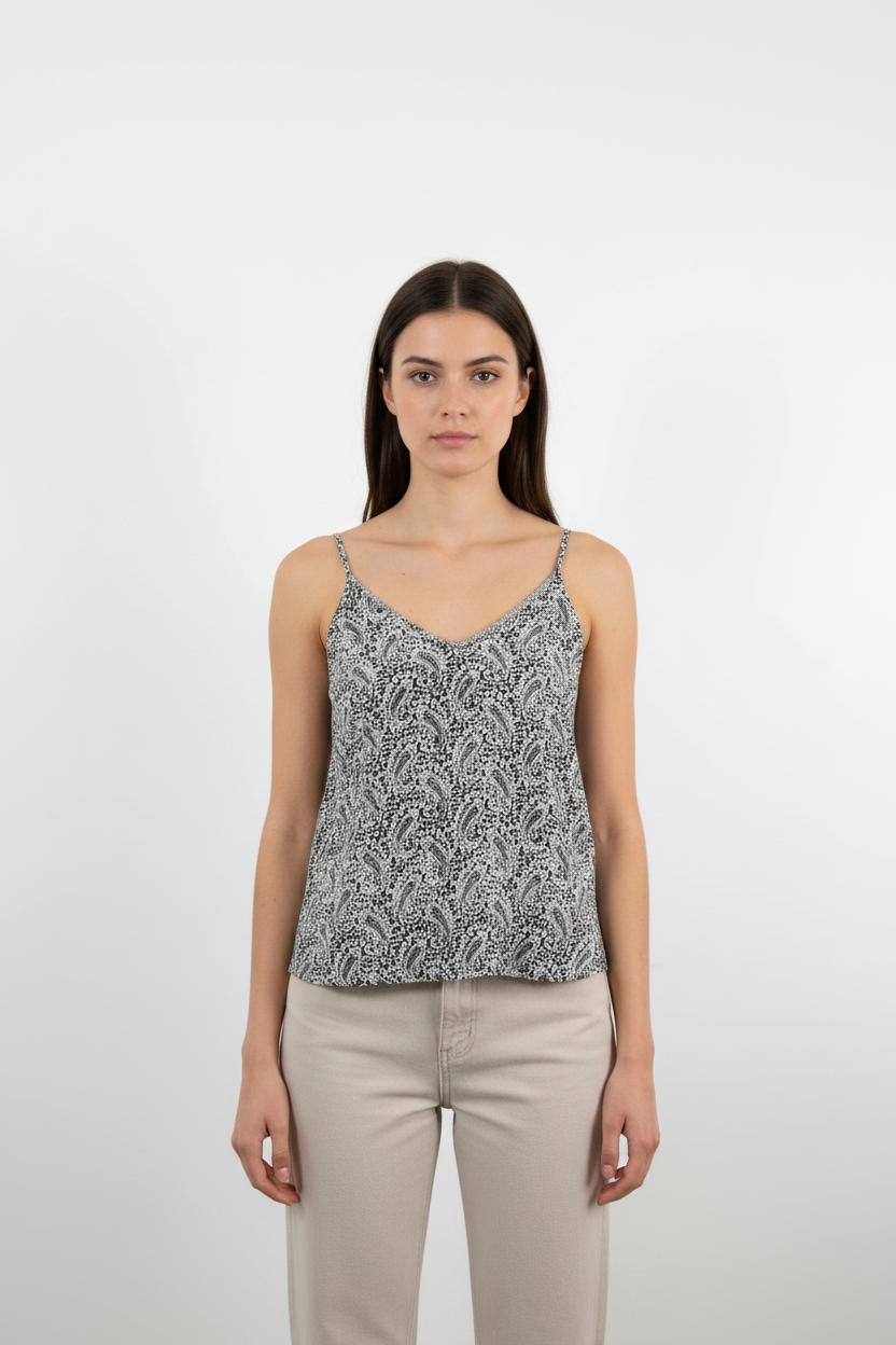 Débardeur Noir et Blanc - Taille XS/34
