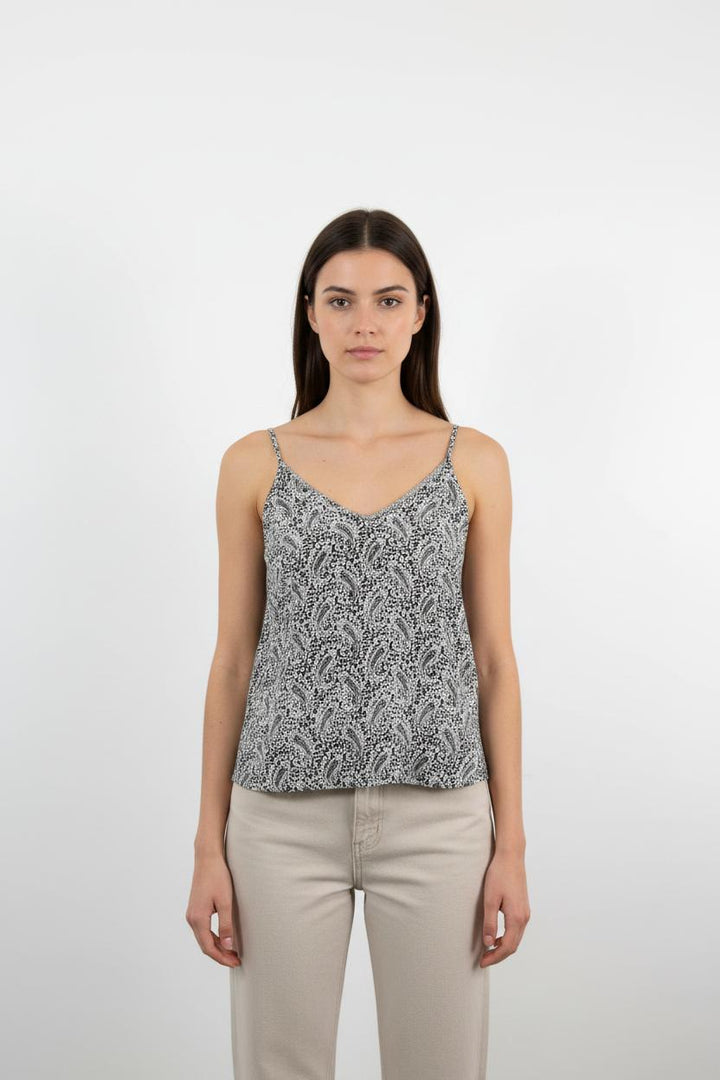 Débardeur Noir et Blanc - Taille XS/34