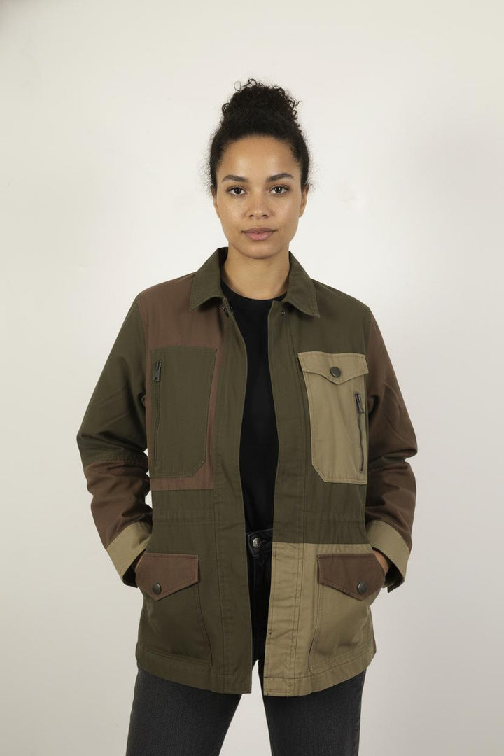 Veste Marron et Kaki - Taille S/36