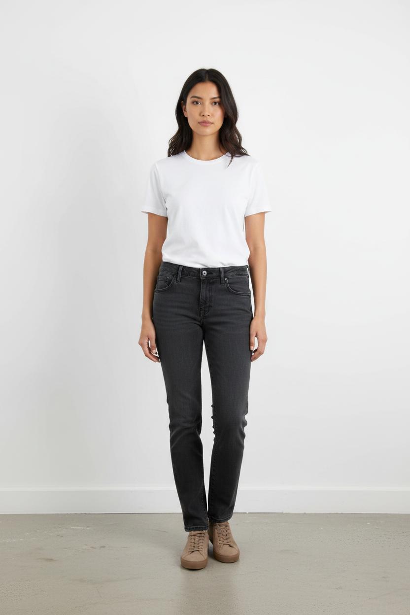 Jean Droit Gris - Taille S/36