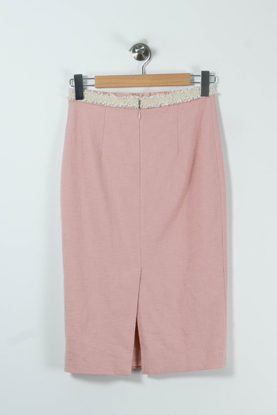 Jupe Crayon Rose - Taille S/36 de la marque Ines de la Fressange Paris | PARAD69028 - Vendu par Paradigme - Image 4