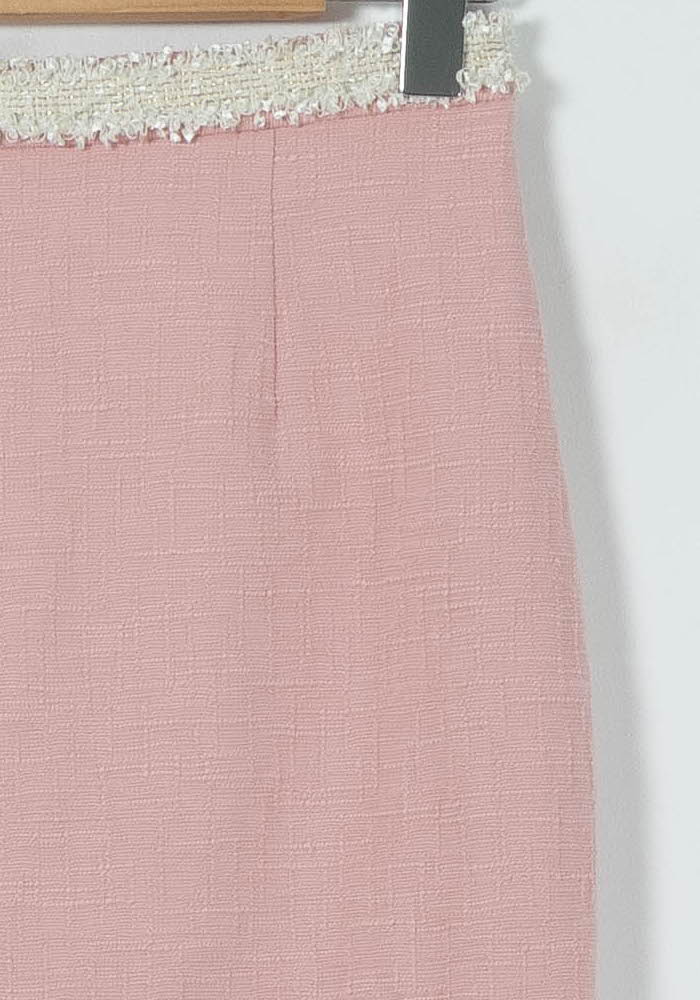 Jupe Crayon Rose - Taille S/36 de la marque Ines de la Fressange Paris | PARAD69028 - Vendu par Paradigme - Image 3
