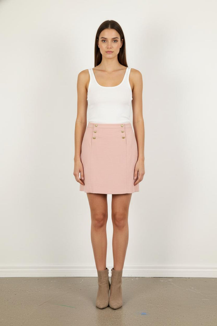 Jupe Droite Rose - Taille S/36