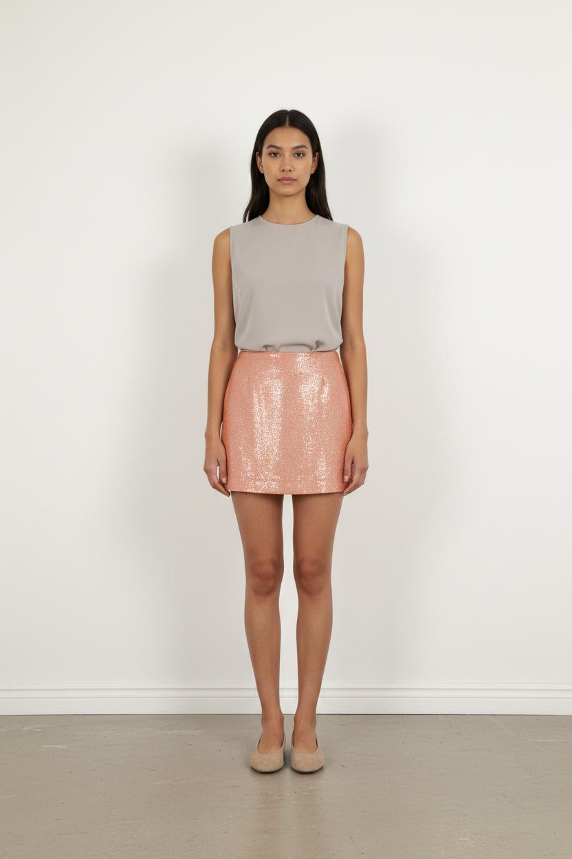 Jupe Courte Orange - Taille S/36