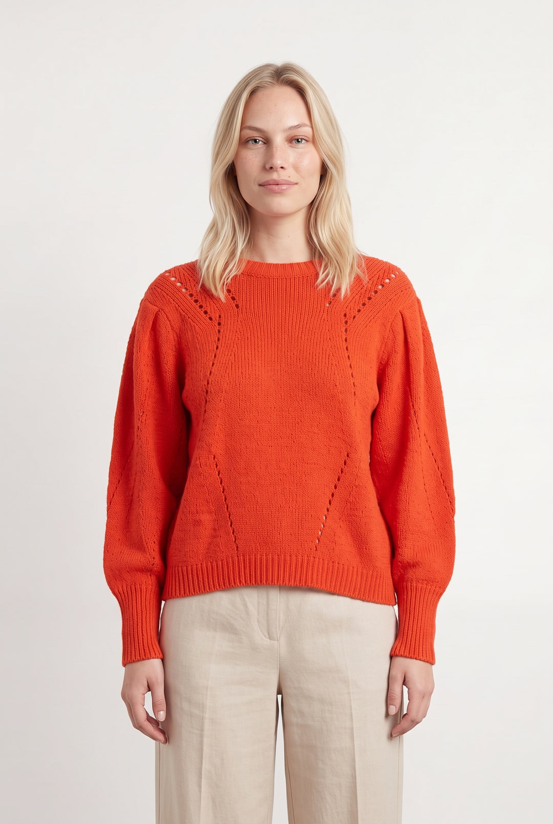 Pull Rouge - Taille L/40 de la marque Suncoo | PARAD69044 - Vendu par Paradigme - Image 1