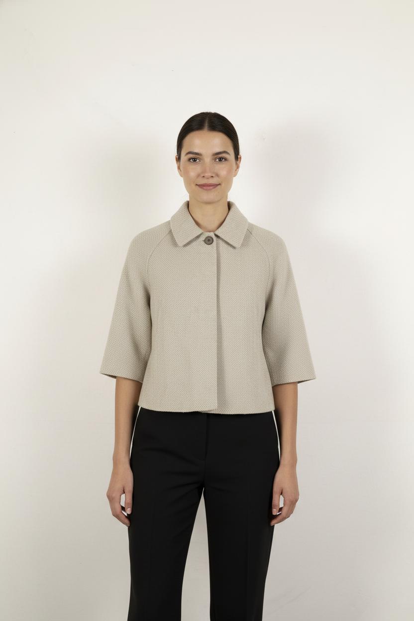 Veste Courte Beige - Taille S/36