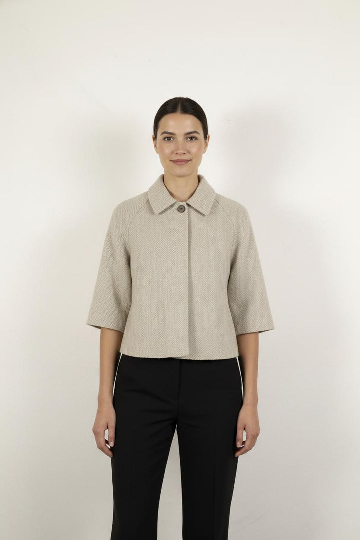 Veste Courte Beige - Taille S/36