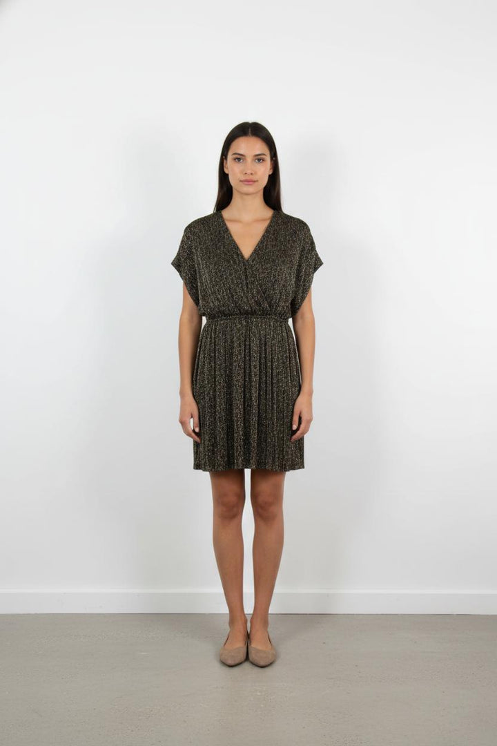 Robe Courte Or et Noir - Taille L/40
