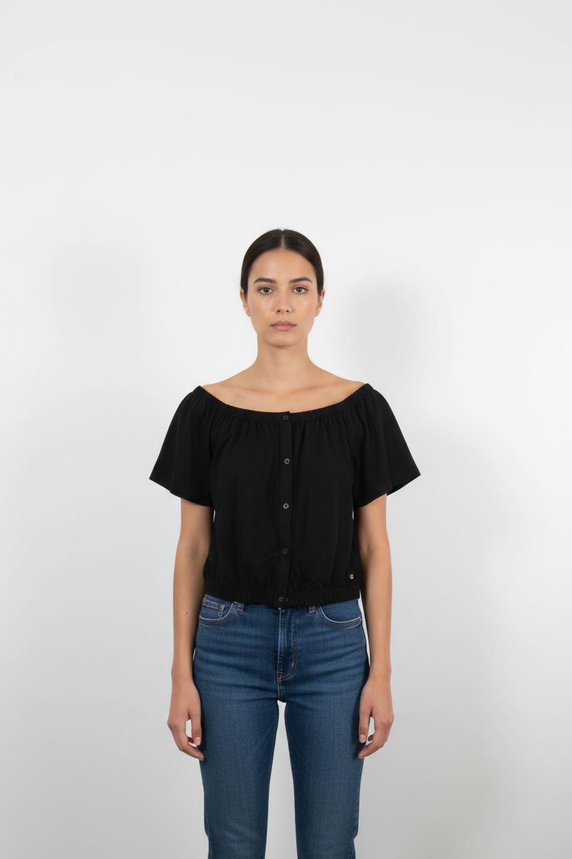 Blouse Noire - Taille XS/34
