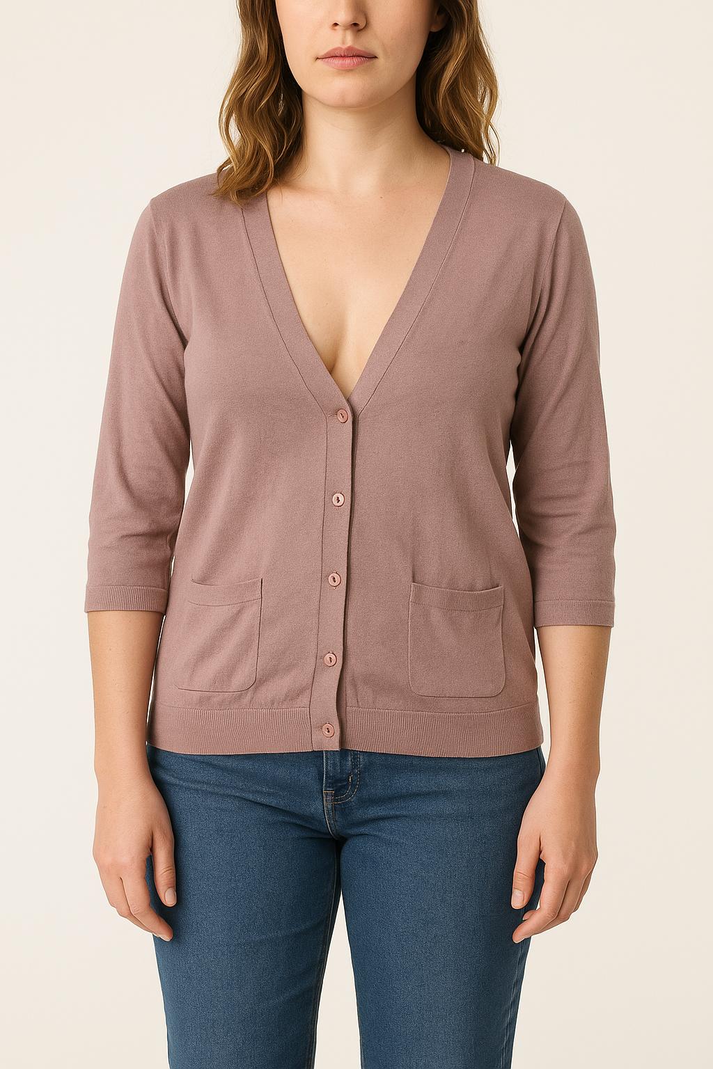 Cardigan Rose - Taille L/40 de la marque Comptoir des Cotonniers | PARAD69120 - Vendu par Paradigme - Image 1