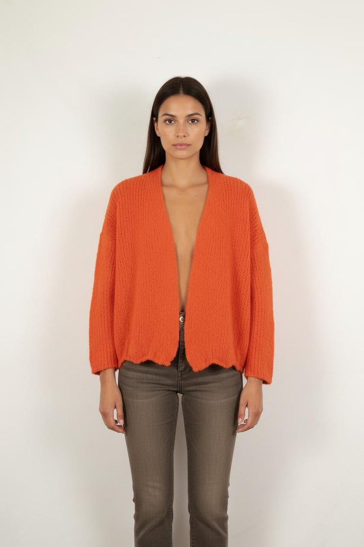 Cardigan Orange - Taille XS/34