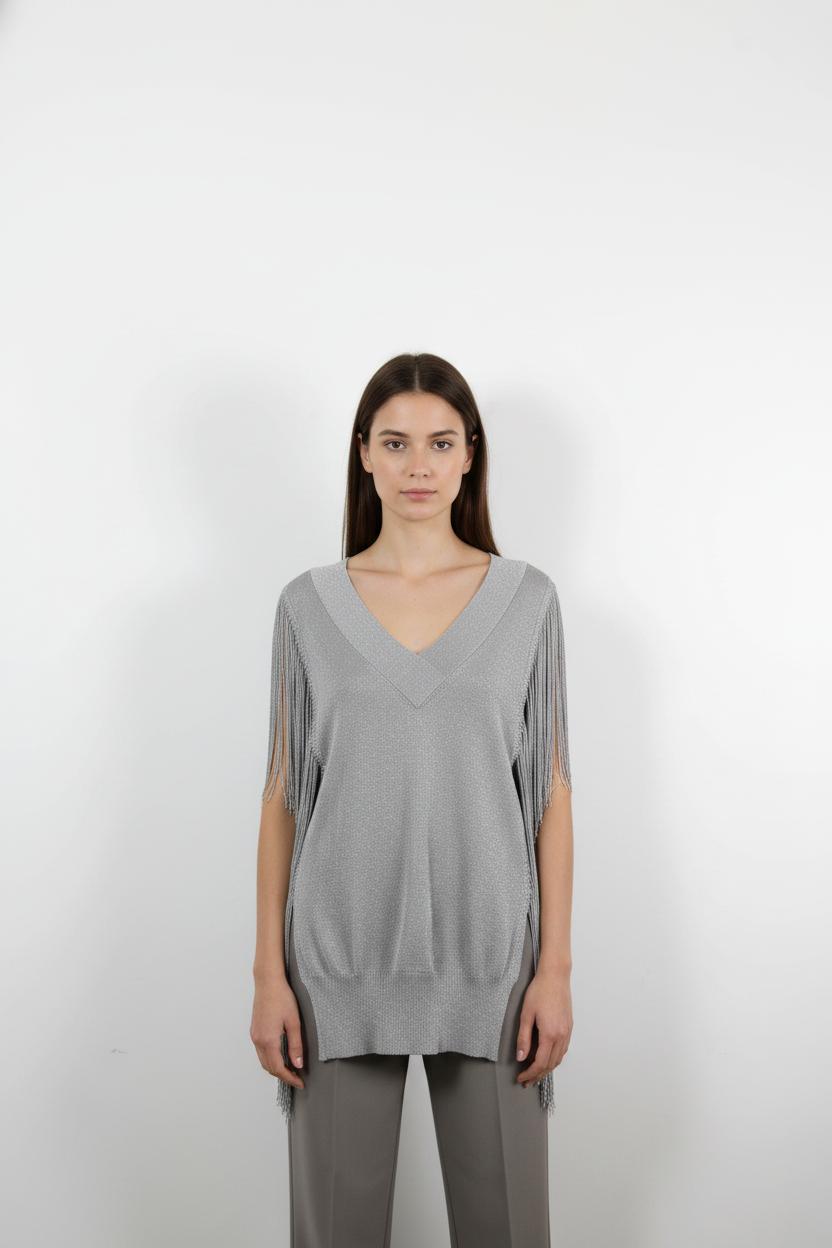 Pull Gris - Taille S/36
