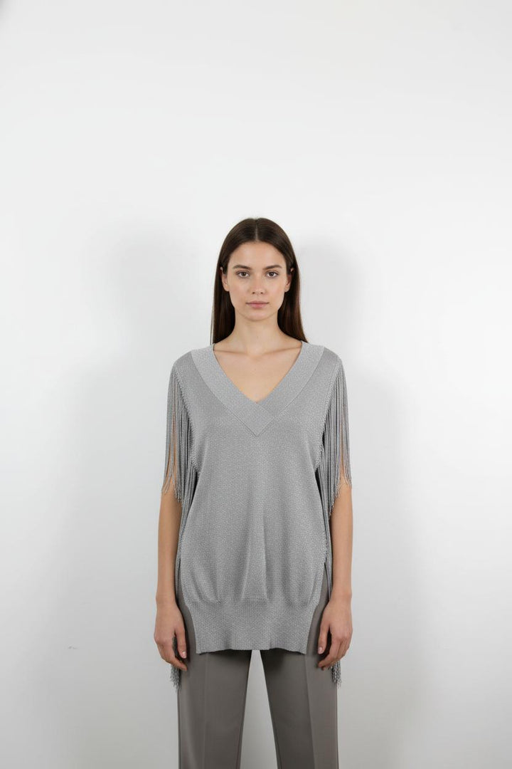 Pull Gris - Taille S/36