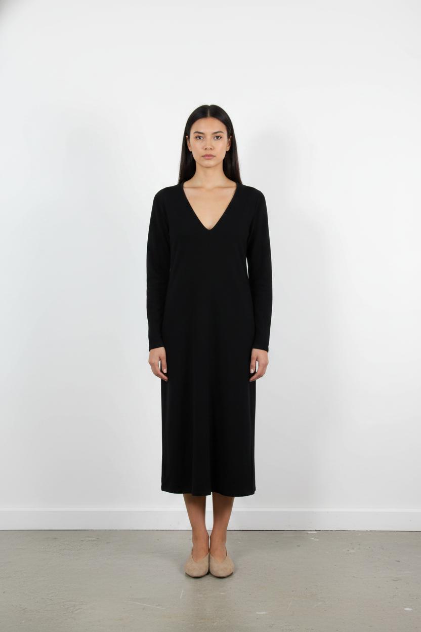 Robe Midi Noire - Taille S/36