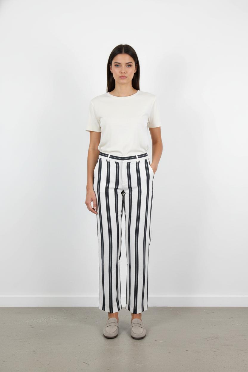 Pantalon Blanc et Noir - Taille M/38