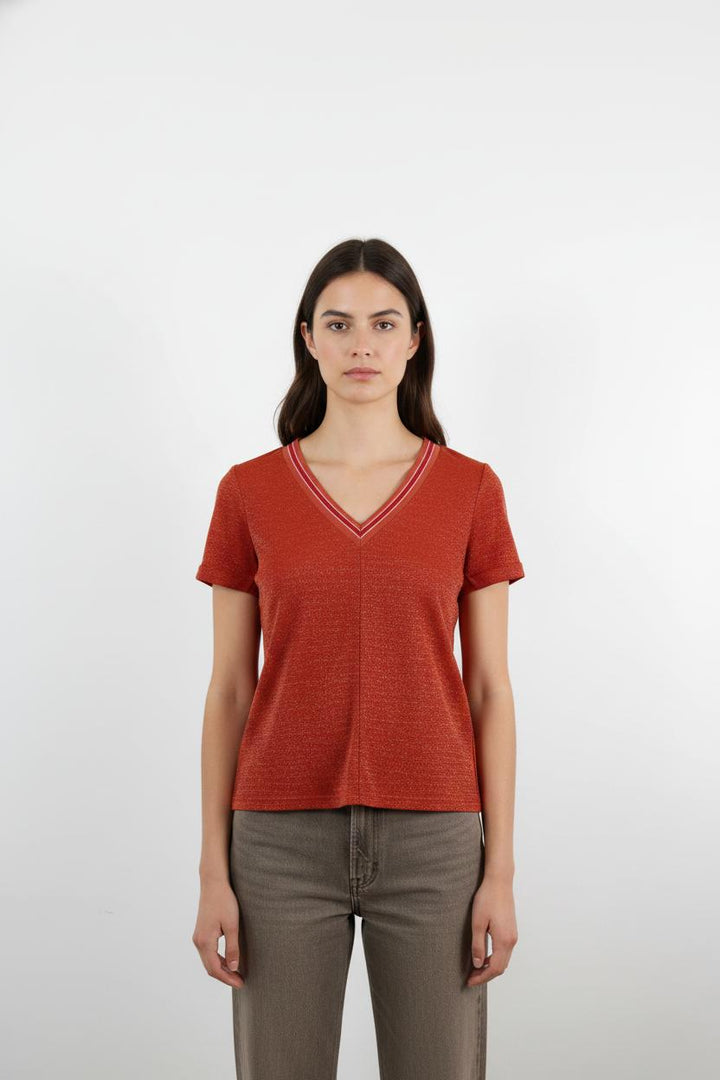 T-shirt Orange - Taille S/36