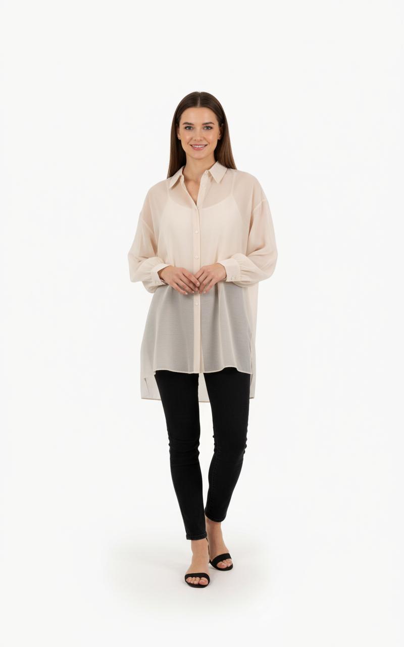 Chemise Beige - Taille XXL/44 de la marque Marina Rinaldi | PARAD69161 - Vendu par Paradigme - Image 1
