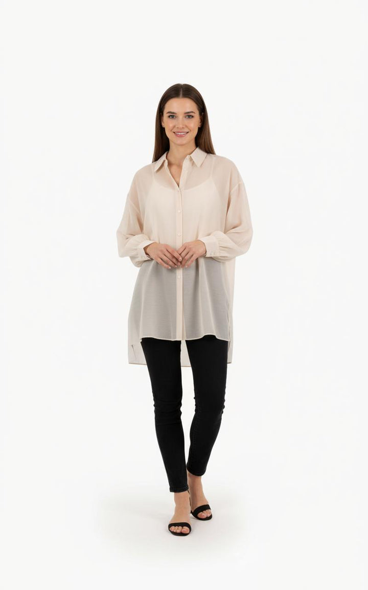 Chemise Beige - Taille XXL/44 de la marque Marina Rinaldi | PARAD69161 - Vendu par Paradigme - Image 1