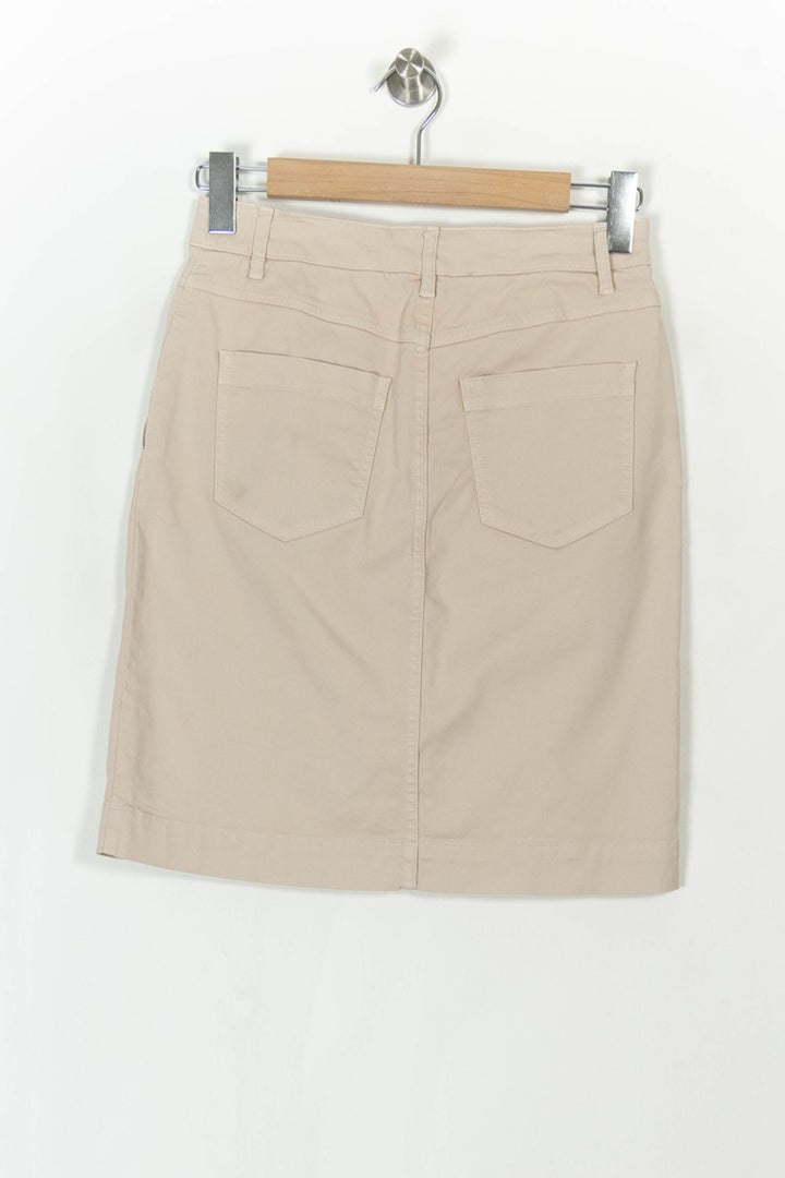 Jupe Droite Beige - Taille S/36 de la marque Caroll | PARAD69171 - Vendu par Paradigme - Image 5