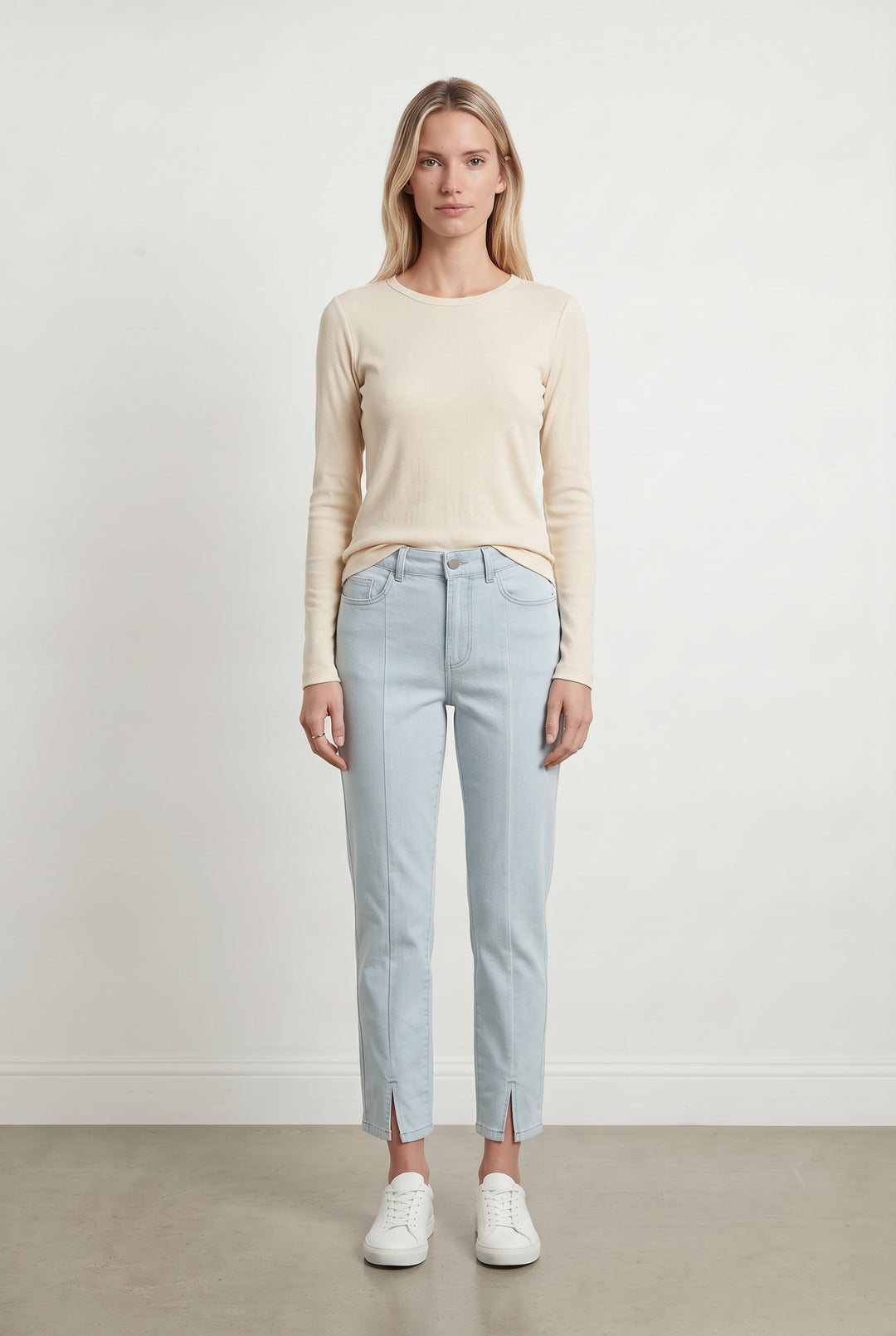 Jean Bleu Clair - Taille S/36 de la marque I.Code | PARAD69172 - Vendu par Paradigme - Image 1