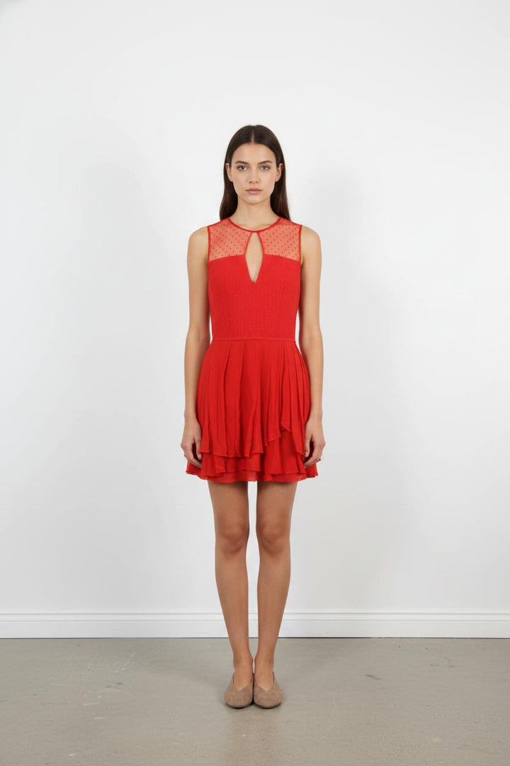 Robe Courte Rouge - Taille S/36