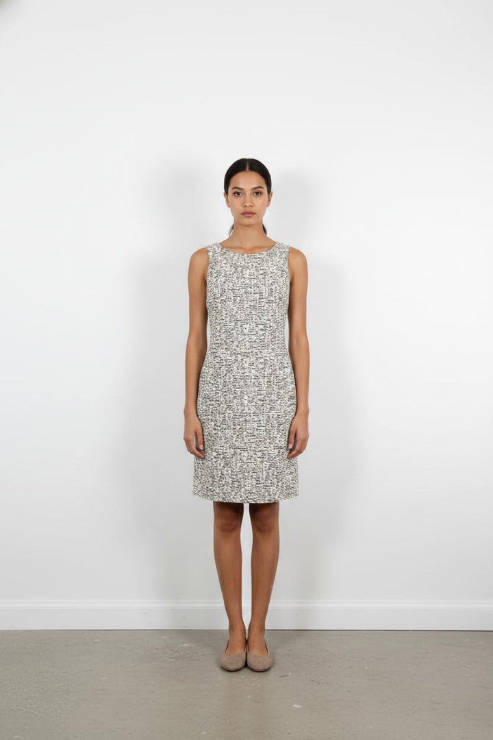 Robe Droite Blanche et Noire - Taille S/36