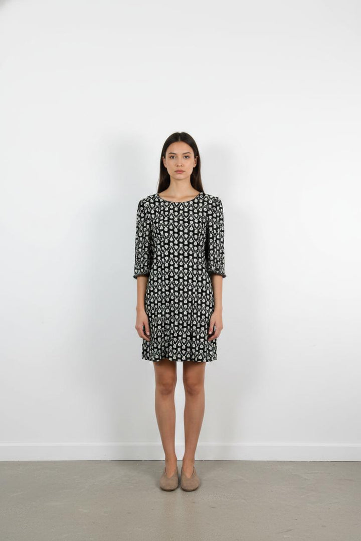 Robe Courte Noire et Blanche - Taille S/36