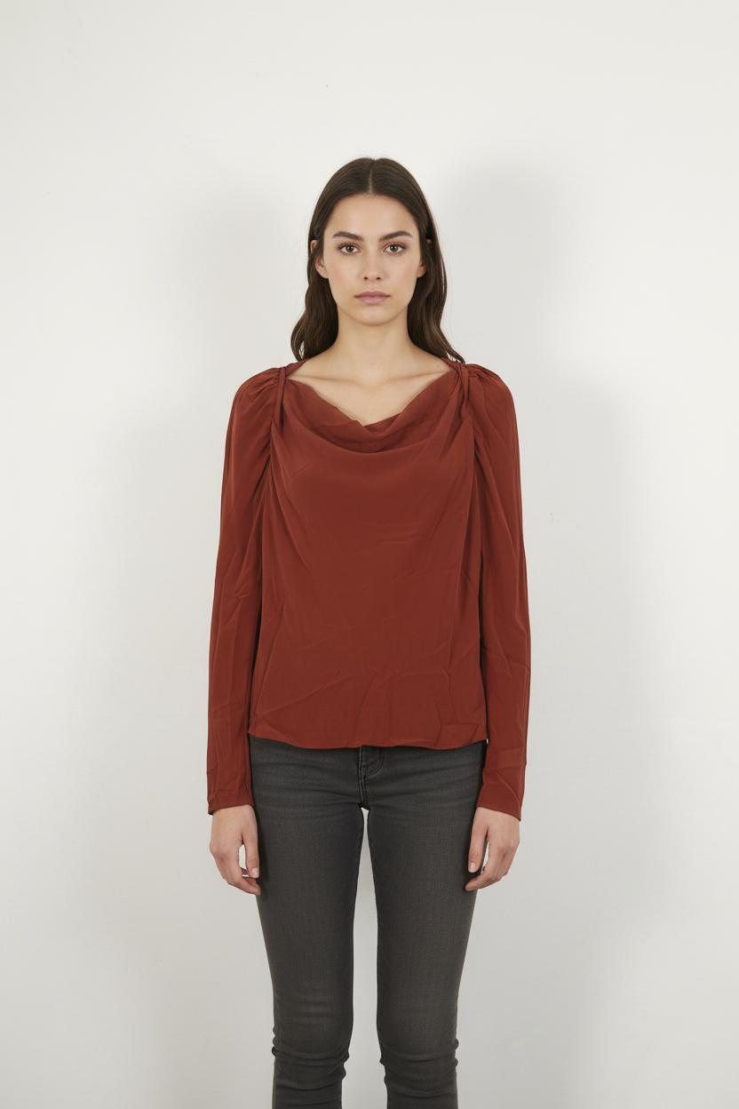 Blouse Bordeaux - Taille L/40