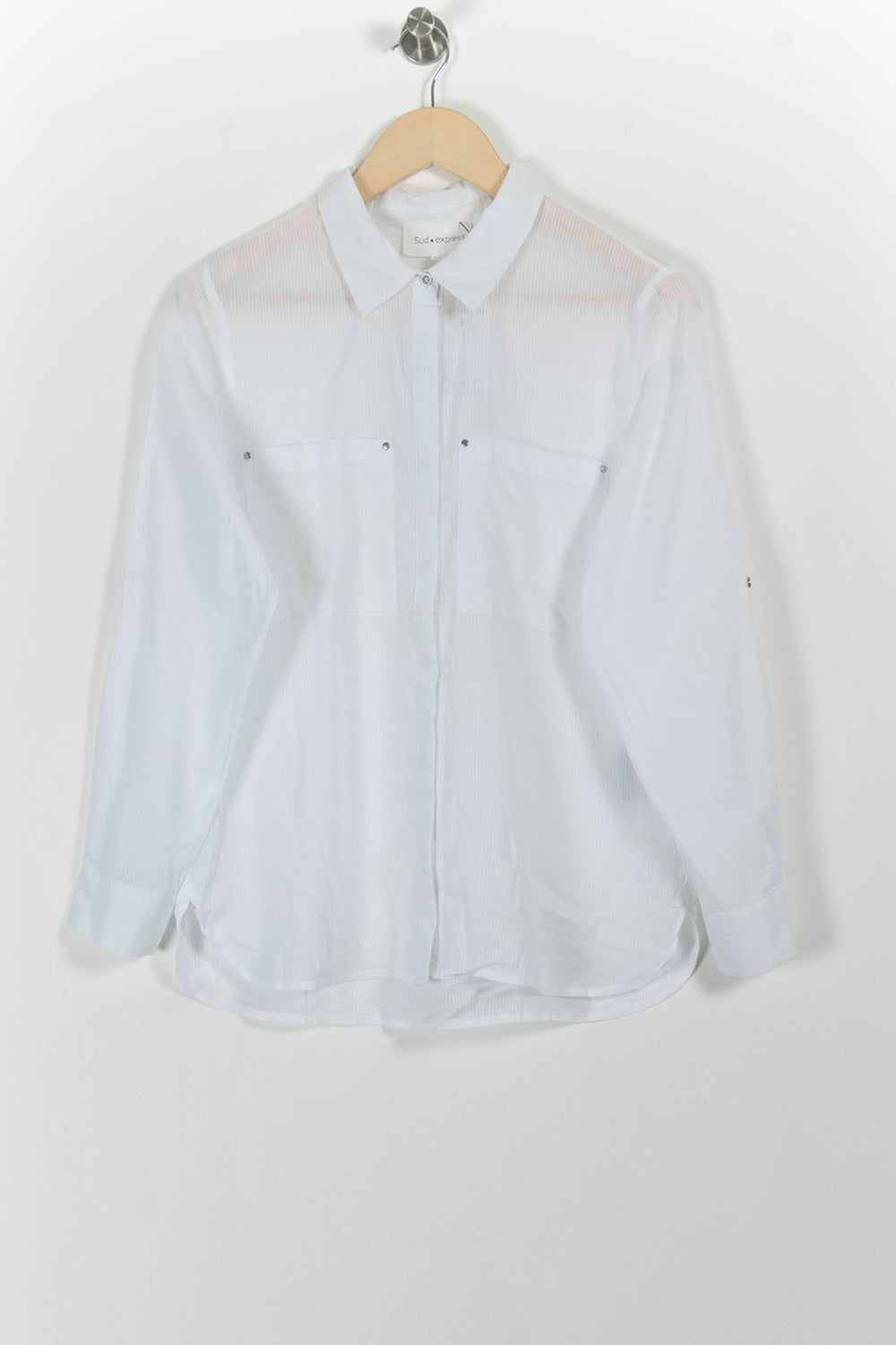 Chemise Blanche - Taille S/36 de la marque Sud express | PARAD69214 - Vendu par Paradigme - Image 2