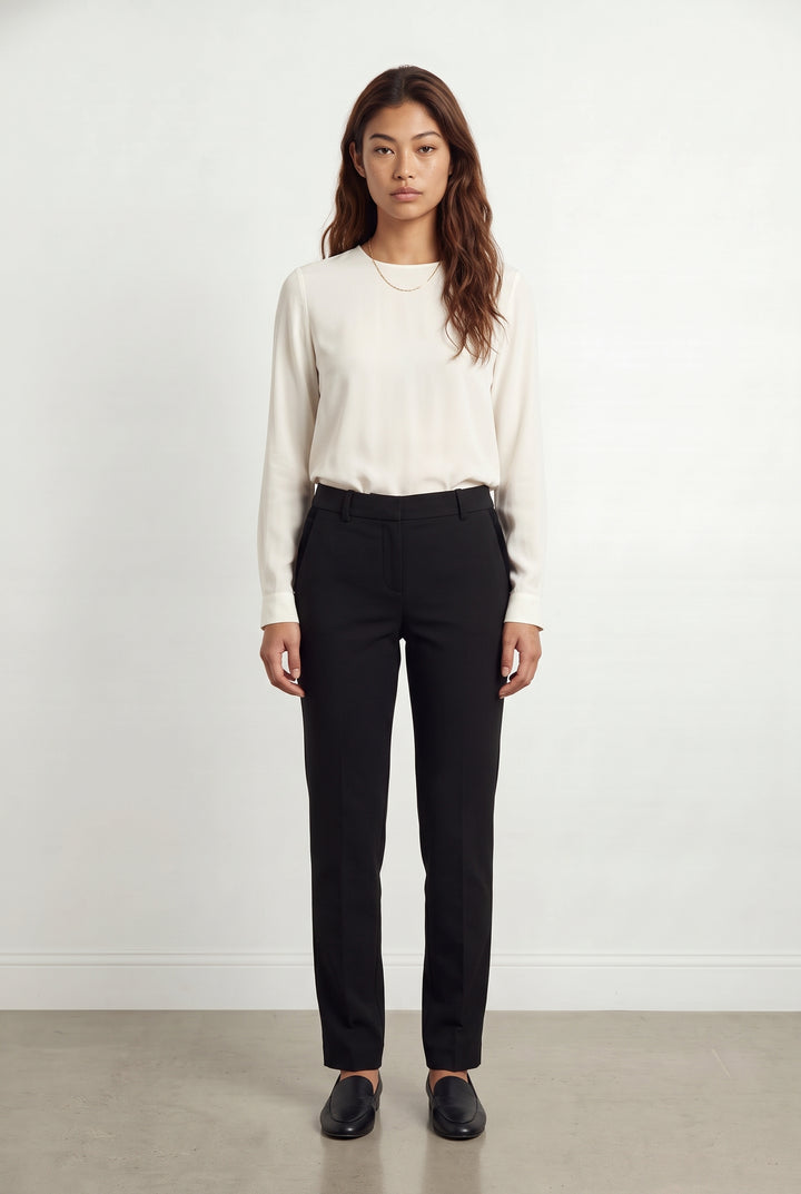 Pantalon De Tailleur Noir - Taille S/36 de la marque The Kooples | PARAD69222 - Vendu par Paradigme - Image 1