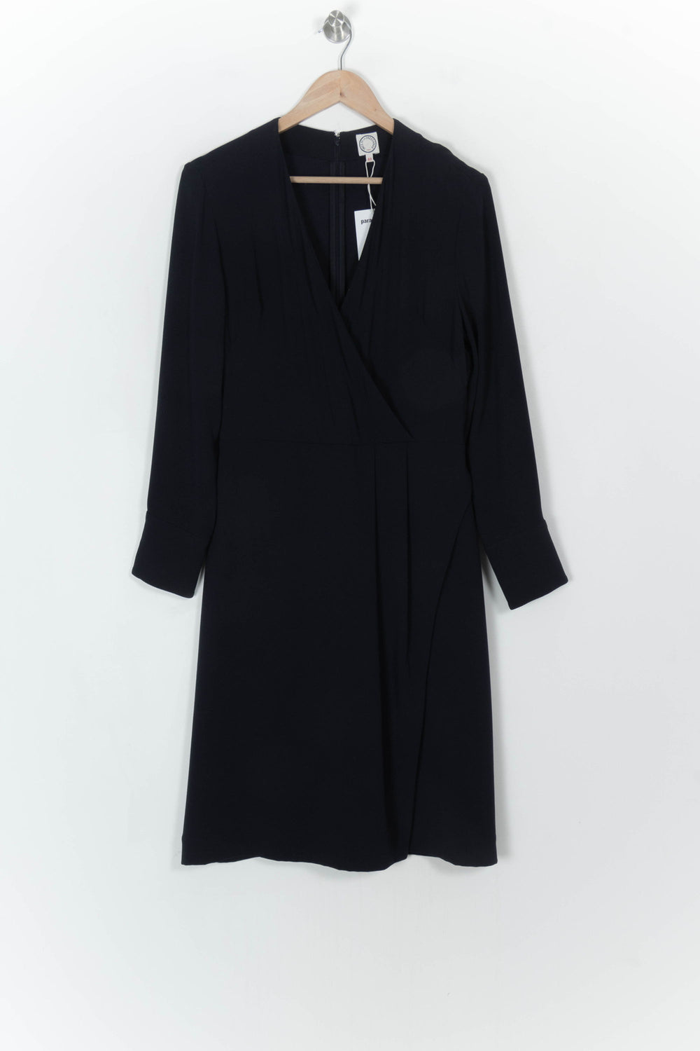 Robe Portefeuille Noire - Taille L/40 de la marque Ines de la Fressange Paris | PARAD69242 - Vendu par Paradigme - Image 2