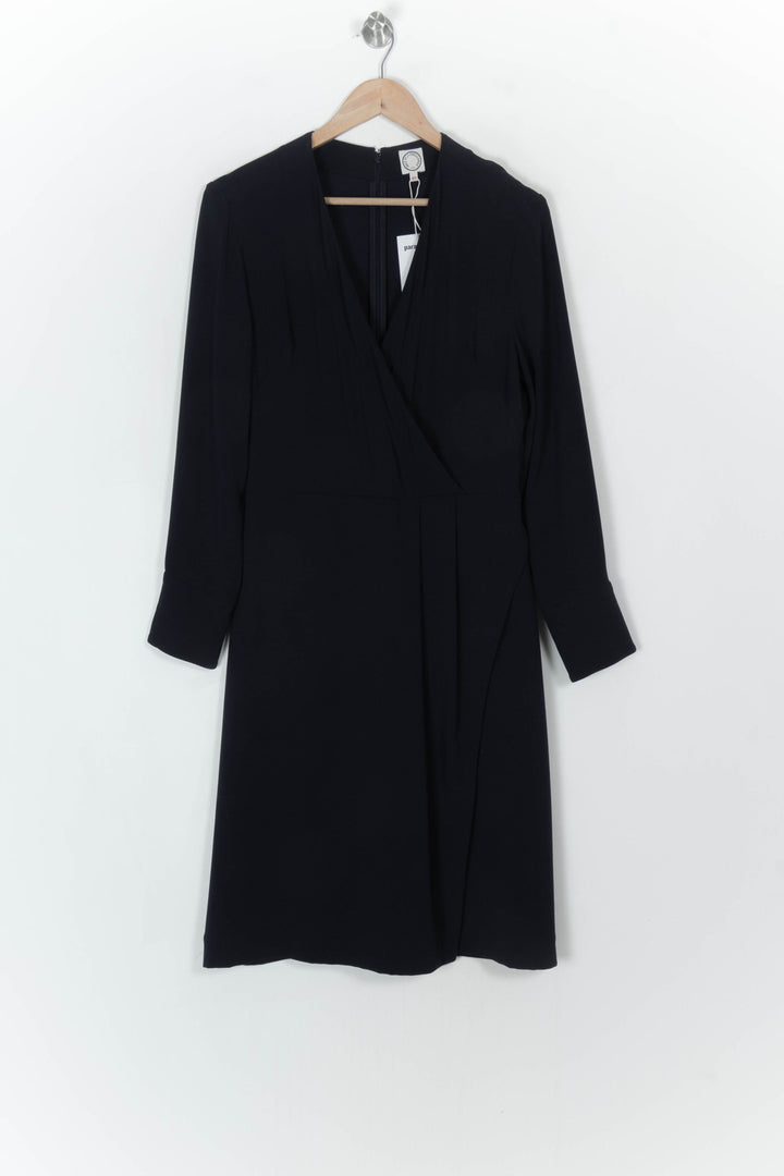 Robe Portefeuille Noire - Taille L/40 de la marque Ines de la Fressange Paris | PARAD69242 - Vendu par Paradigme - Image 2